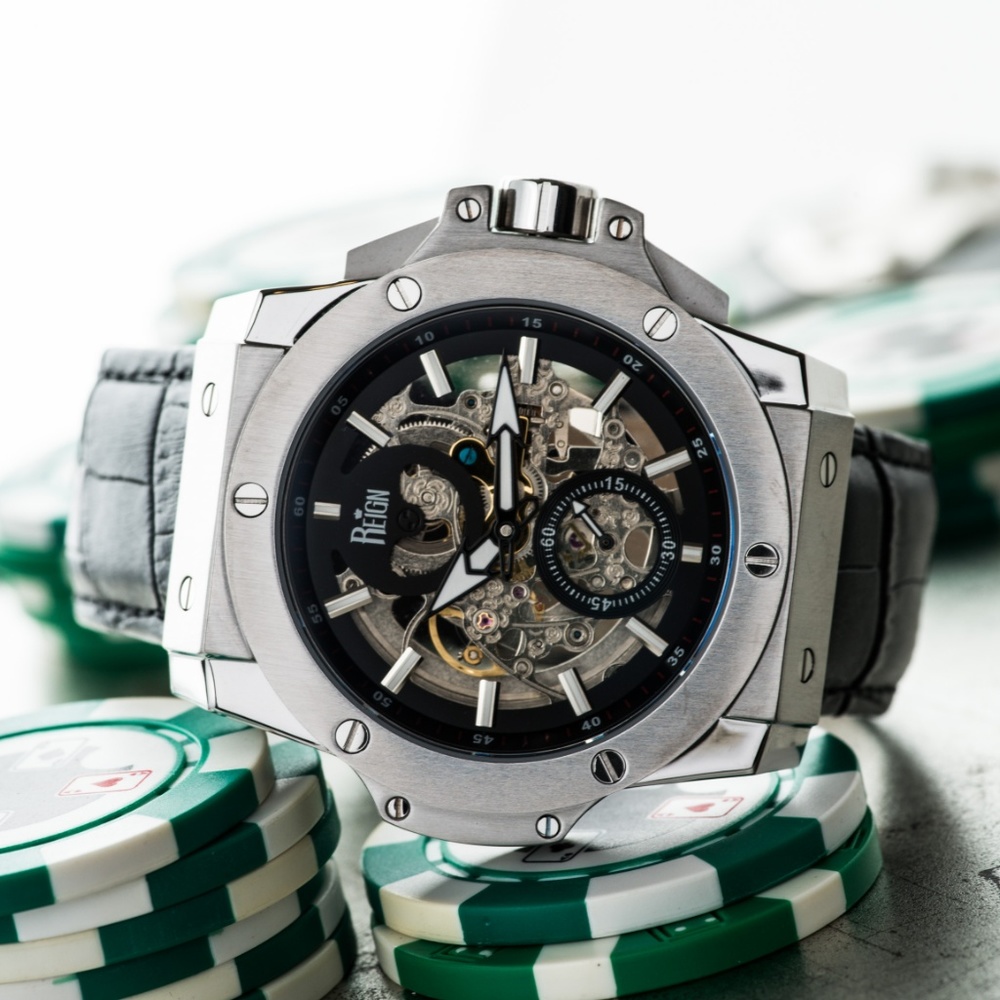 NWT Automatic Skeleton Dial Men's Watch - Picture 7 of 8